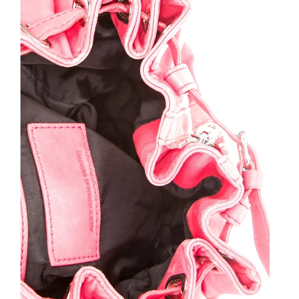 Alexander Wang Leather Hot Pink Backpack - Picture 6 of 7